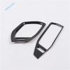 Car Head Lights Switch Button / A Pillar / Steering Wheel Cover Trim Carbon Fiber ABS Accessories For Ford Focus MK4  -