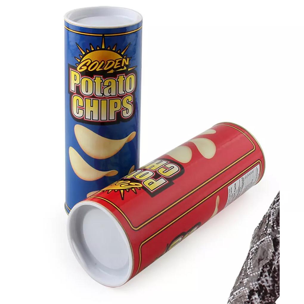 Classic Prank Toy Snake In Potato Chip Can For Fun Jokes 3. Prank Toy Is