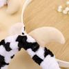 Soft Soft Cow Headbands Fluffy makeup Animal Headband Spa Washing Face HeadBand Women Girl