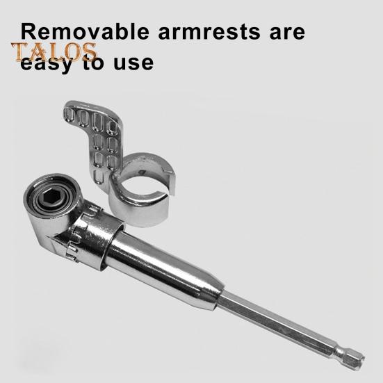 105-Degree Right Angle Drill Adapter Universal Corrosion Resistant Easy To Install Rotatable Hex Shank Driver Angle Drill Attachment