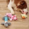 Cartoon Plush Pet Dog Toy Bite Resistant Decompression Duck Piglet Elephant Shapes with Cute Sounds Soft Squeaker Pet Chew Toy