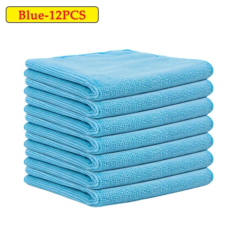 Microfiber Towels Car Wash Drying Polishing Cloth Household Cleaning Kit Detailing Streak Free Lintless Home Cleaning