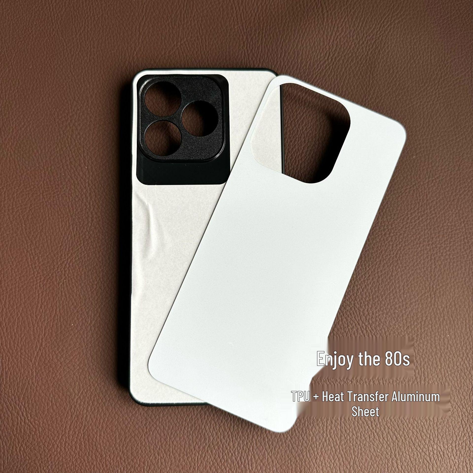 80s Series Heat Transfer Song Jin DIY Phone Case Groove Leather Protective Cover