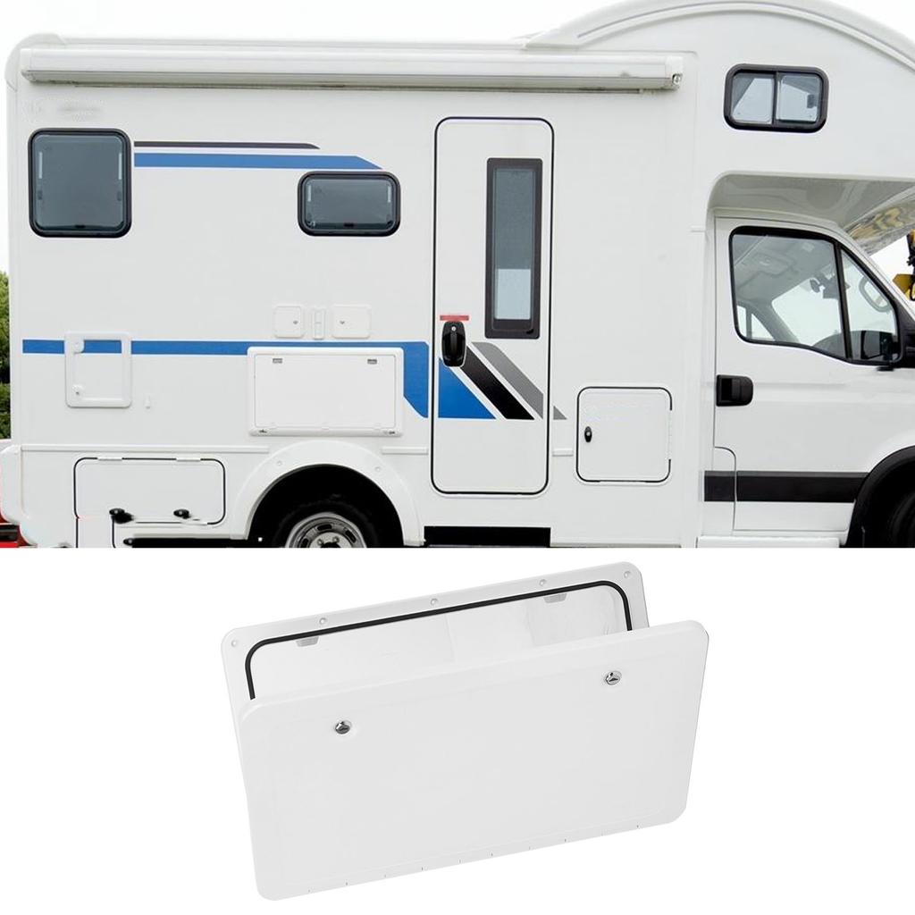 Camper Hatch 574x360mm 180° Open with Lock/2‑Key Waterproof External Electric Supply for Ship Wareho