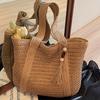 New women's straw shoulder bag tote bag