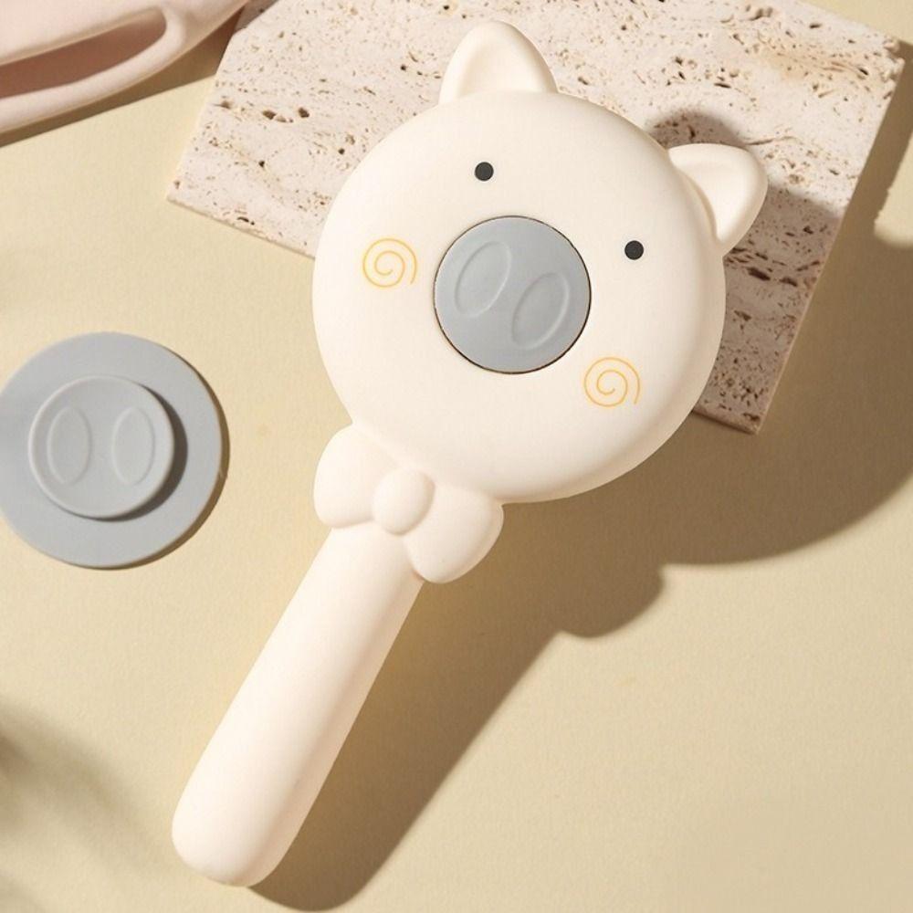 Cartoon Pig Massage Hair Brush Retractable Scalp Massage Comb  Salon Care Tools