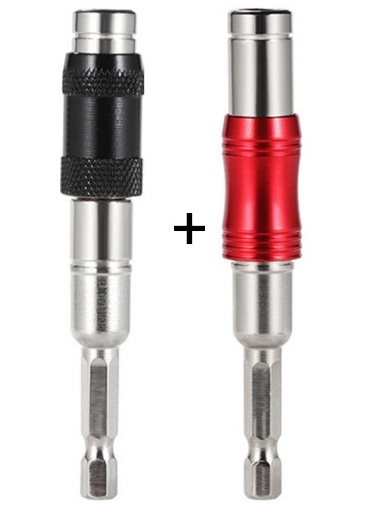 1/4"" Hex Magnetic Ring Screwdriver Bits Drill Hand Tools Drill Bit Extension Rod Quick Change Holder