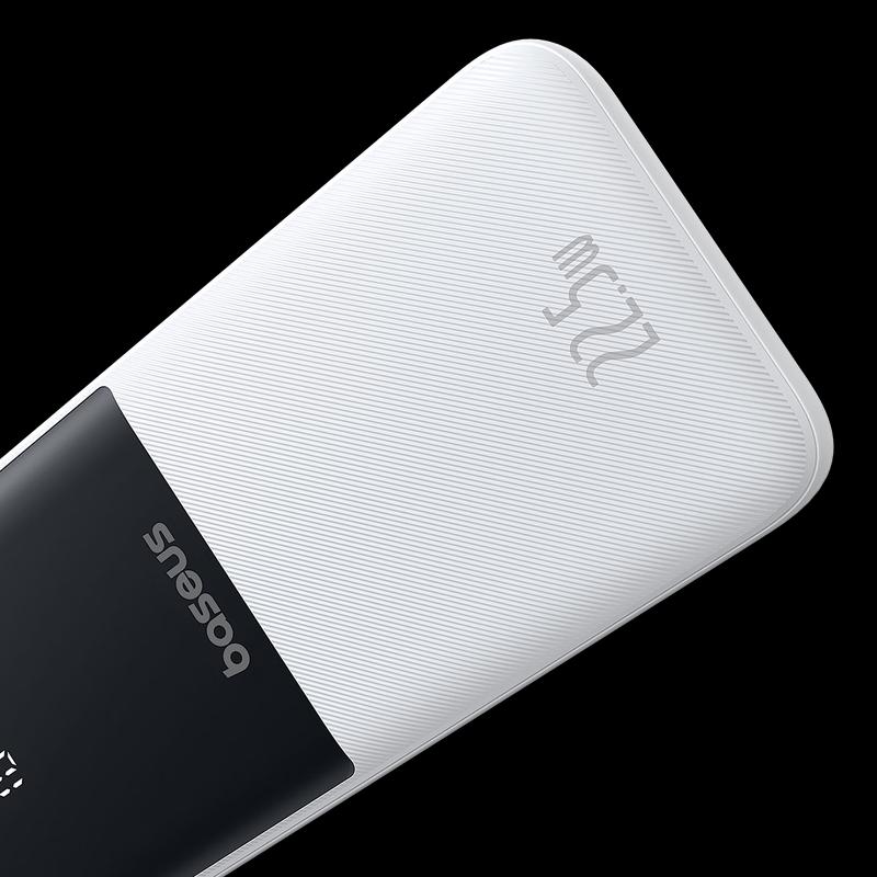 Baseus Fast Charge Digital Display Dual Cable 10000mAh 22.5W Power Bank