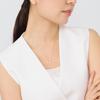 Vendome Aoyama K18YG Blue Topaz Shell Necklace AGVN669443BT [Official]