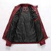 New Men's Leather Clothes Machine : Men's Fashion Embroidery Colored Leather Jacket And Men's Coat