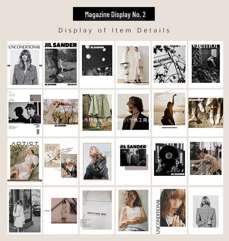 İngiliz Tarzı Defter: Moda Dergisi Kapak ve Sahne Düzeni Aksesuarı