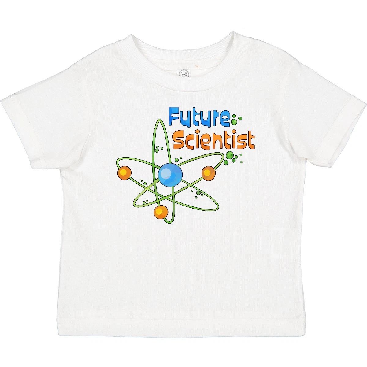 Inktastic Future Scientist With Atom Baby T-Shirt Kids Kid School Biology Teach 120