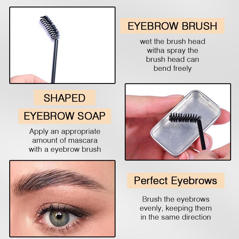Kissbeauty Eyebrow Cream Setting Soap Refreshing and Long-lasting Natural Colorless Transparent Eyebrow Setting