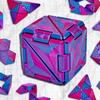 3D Printed Durable Deformable Folding Cube—Portable Multi-Face Flip Puzzle Cube, Office Desk Decoration, Focus Aid Tool, Boredom Buster