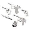 DIY Weapon Charm Pendants - Gun, Grenade, Dagger Models