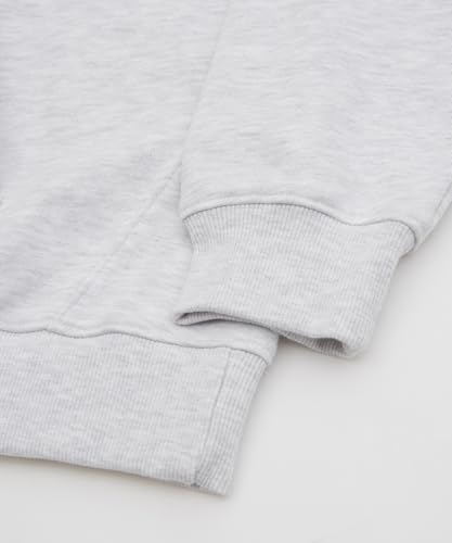 IMPROMES Hooded Sweatshirt [SIDEWAYSTANCE] Embroidered Flower Fleece Pullover Hoodie, Men's, Black