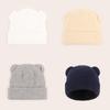 Infant Knitted Hat With Windproof Warmth For Spring Autumn Baby Girls