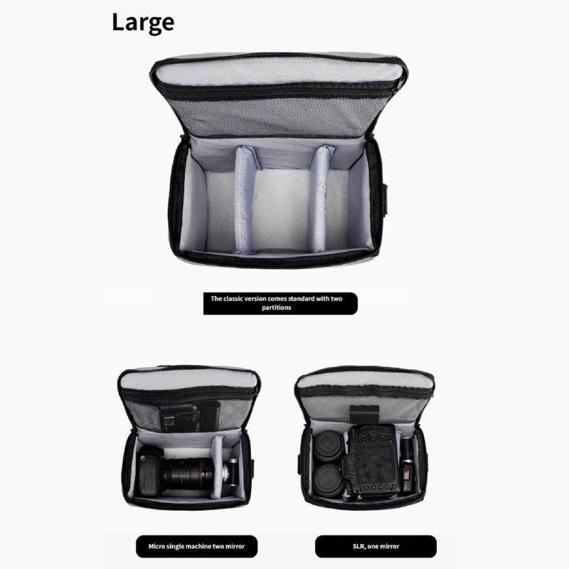 Bolsa de Câmera Impermeável Leve Para Câmeras DSLR Proteções e Alça de Ombro Ergonômica