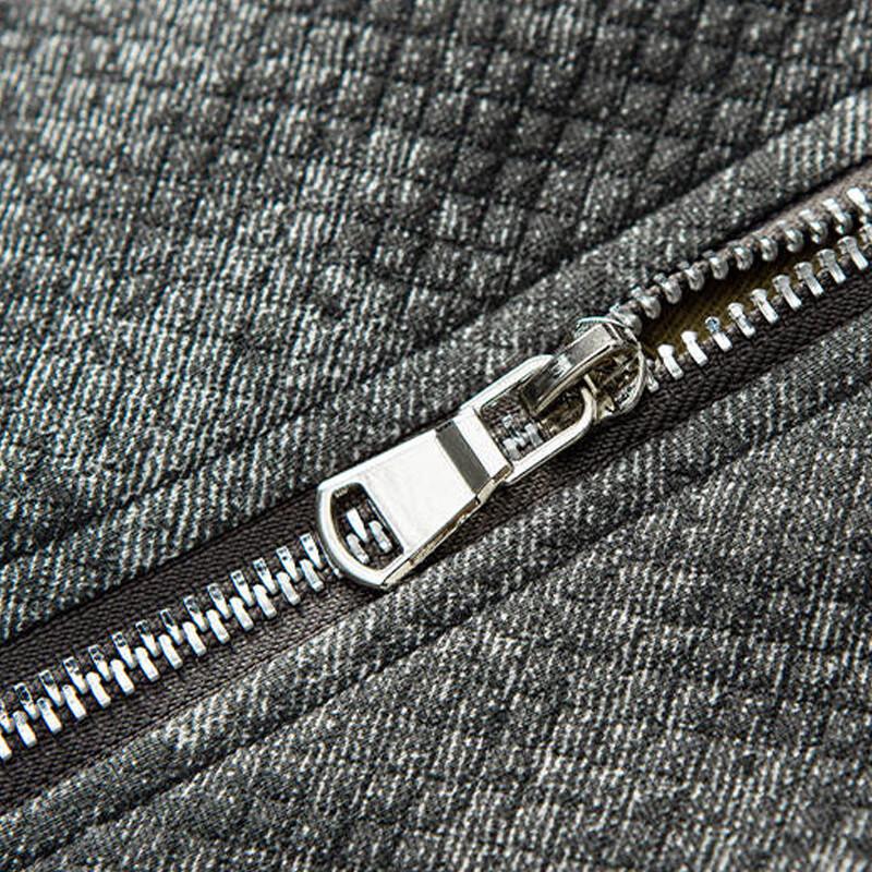 Mao Ren Men's Fleece-Lined Casual Lapel Jacket