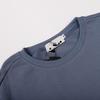 Unisex Solid Color Round Neck Stone Badge Starry Cross Long Sleeve Hoodie