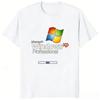 Windows XP Professional LOGO Printed T-shirt Casual Fahsion Comfort Breathe Cotton T Shirt Hipster Summer New Style Man T-shirt