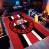 Tappeto AFC Ajax per Soggiorno Camera da Letto Casa Decorazione Divano, Tappetino Antiscivolo per Giochi Bambini