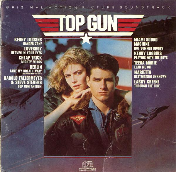 CD VARIOUS - Top Gun Original Motion Picture Sou CK40323 Columbia 1986 US Dance & Electronica Used