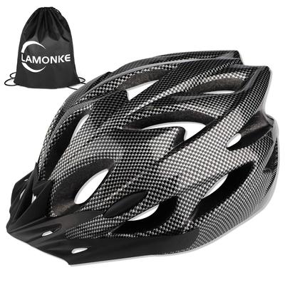 Cyklistická helma pro Vysoce se Sluncem 18 Ventilace Nárazová Vysoká Nastavitelná a Bradová Unisex Ultralehká Dospělí, Prodyšná, Kšilt, Otvory,