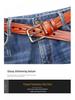 Men's Fashionable Genuine Leather Pin Buckle Belt - Versatile Cowhide Jeans Accessory