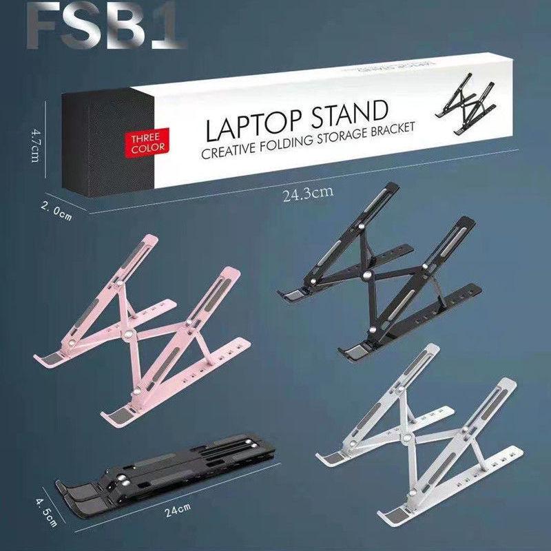 Portable N3 Folding Laptop and Tablet Stand with Cooling Base