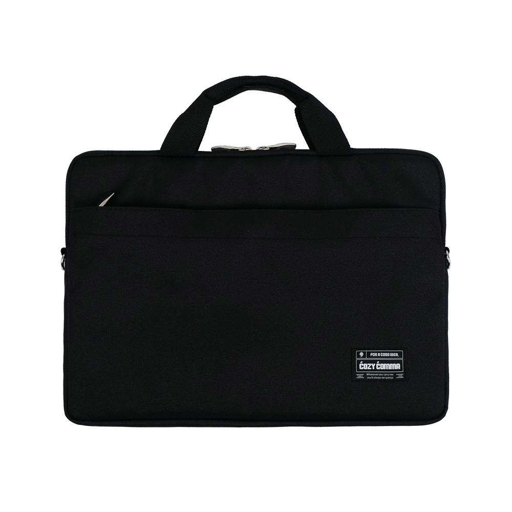 Cozycomma Customizable Laptop Pouch All Black (3 Sizes)