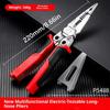 Wire Stripping Plier with Electricity Measurement Electrician Plier 9 In 1 Multifunctional Wire Stripping Plier