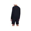 Armani Exchange FW22 Letter Print Crew Neck Pullover Sweatshirt Men sweatshirt Navy-Blue 8NZM88-ZJKRZ-1510