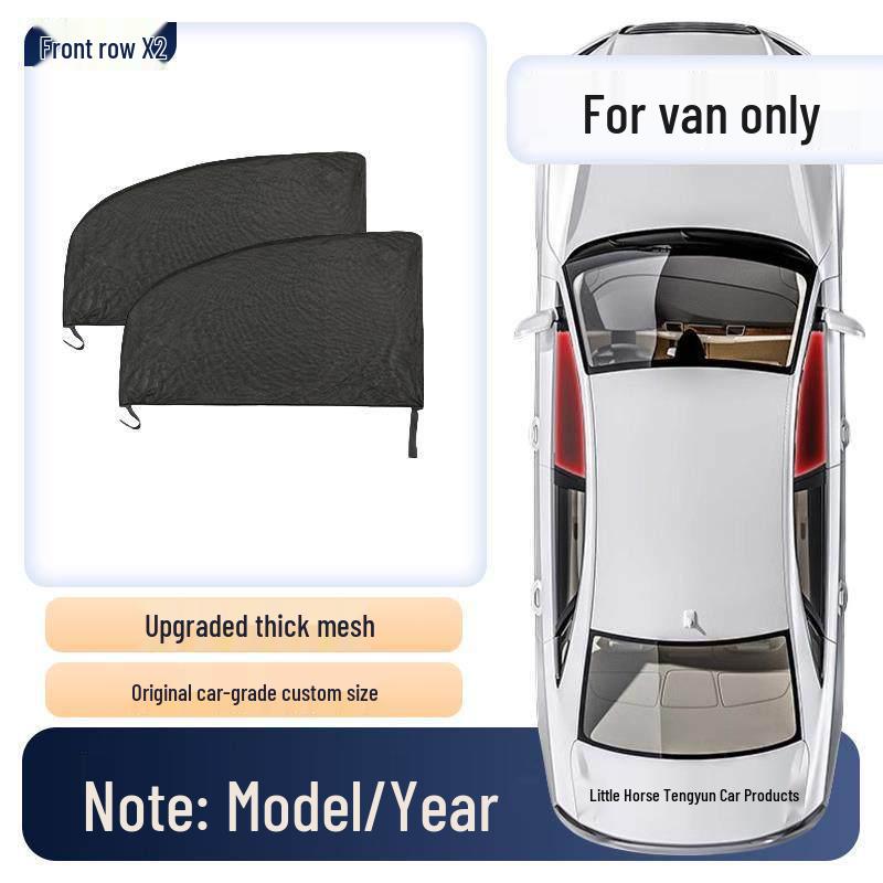 Car Sunshade & Mosquito Net - Insect-Proof Window Curtain