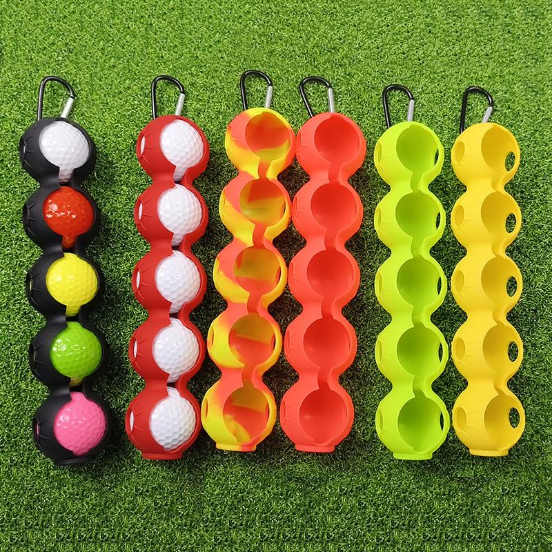 Golf Ball Organizer Golf Accessories Large Capacity Golf Ball Hanging Waist Ball Bag