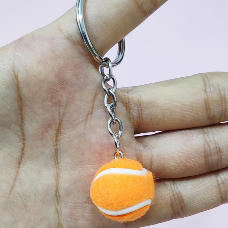 3.8cm Tennis Keychain Charms: Sports Gifts & Accessories