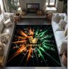 Venezia FC Football Print Crystal Velvet Rug, Comfortable Water Absorbent Non Slip Indoor Floor Carpet