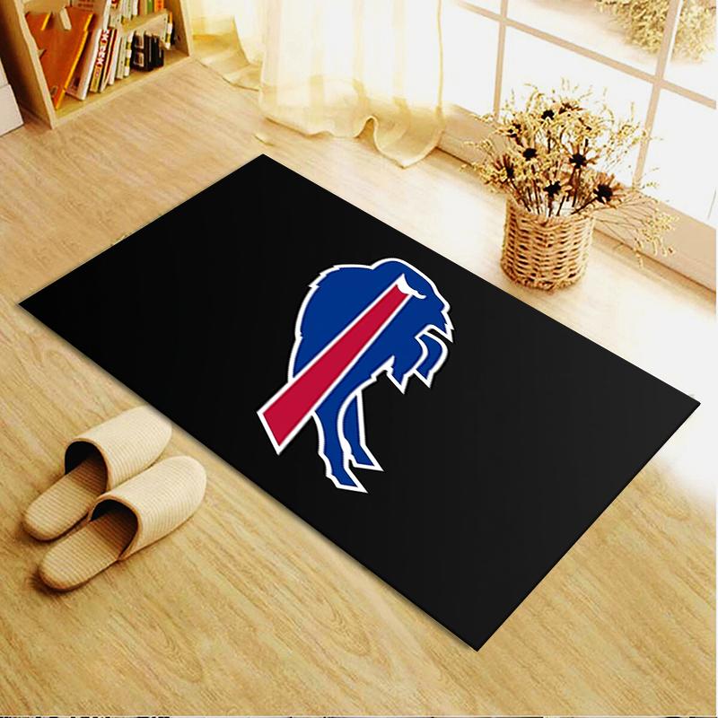 Buffalo Bills Tæppe til Stue Soveværelse Hjem Sofa Dekoration Børne Lege Skridsikker Gulvmåtte