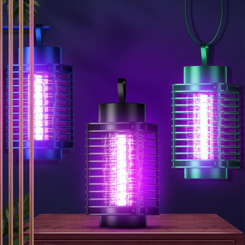 Aparat electric pentru țânțari de interior, ucigaș de insecte, Lampă UV împotriva țânțarilor