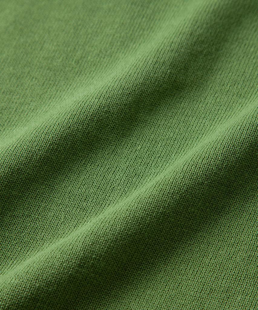 AMFEAST Essential Half Knit Shirt Green