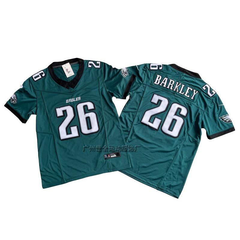 Mens Retro Embroidered American Football Jersey Philadelphia Eagles Vintage Style Sport Shirt Fan Wear