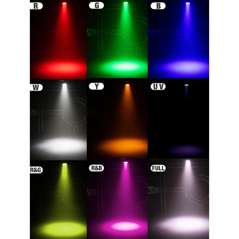 LED 18x18W 6 in1 RGBWA+UV High Brightness Par Light Disco DJ Club Wedding Outdoor Stage Lighting Equipment