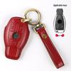 Genuine Leather Key Case for Mercedes-Benz LA200L, GLC300L, GLC260, B200, New E-Class.