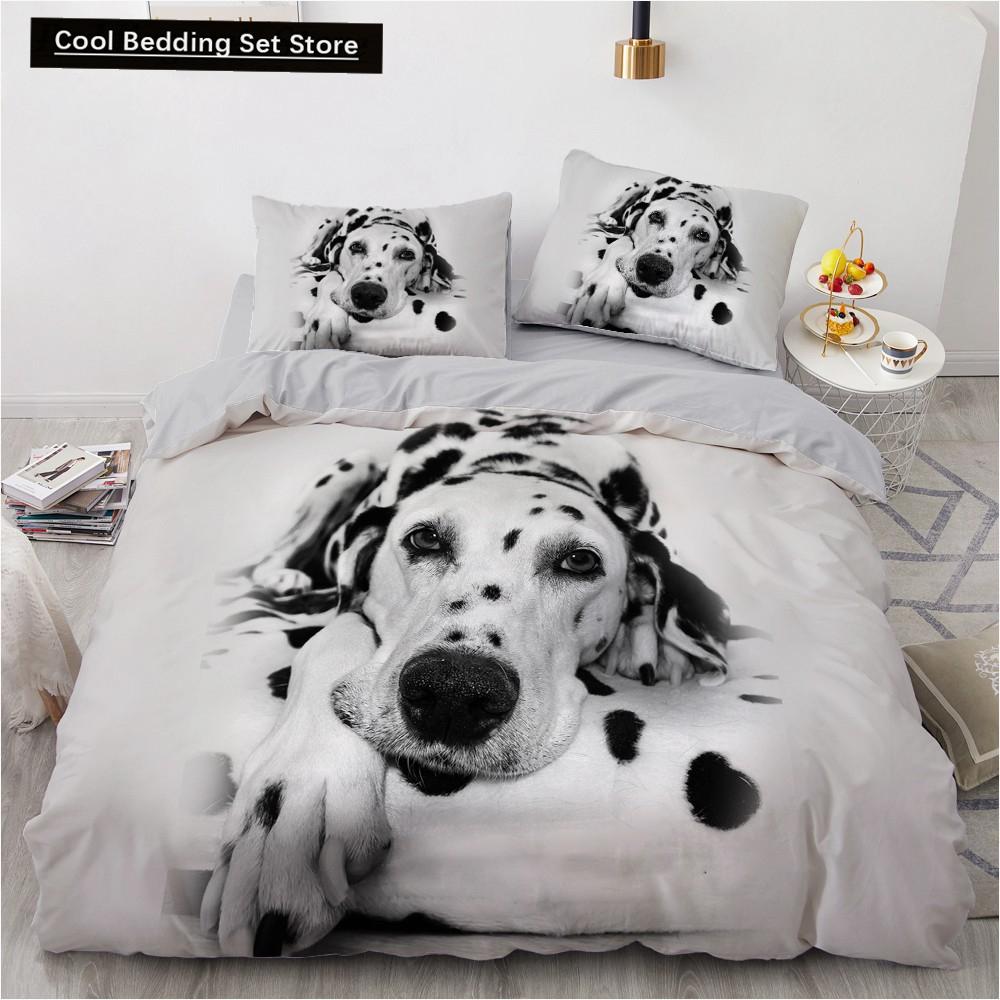 Tier Hund Bettbezug King Queen Größe Kinder Niedliches Haustier Welpe Thema Bettwäsche Set Corgi Golden Retriever 2/3-teilig Polyester Bettdeckenbezug