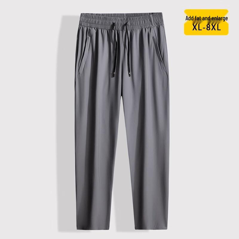 Dibenze Men's Plus Size Summer Casual Pants