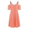 2026 Women's Fashion Zipper V-neck Off-the-Shoulder Camisole Dress