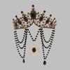 Stage Performance Baroque Rhinestone Crown Luxury Princess Tiara Gothic Crowns Headpiece  Lolita