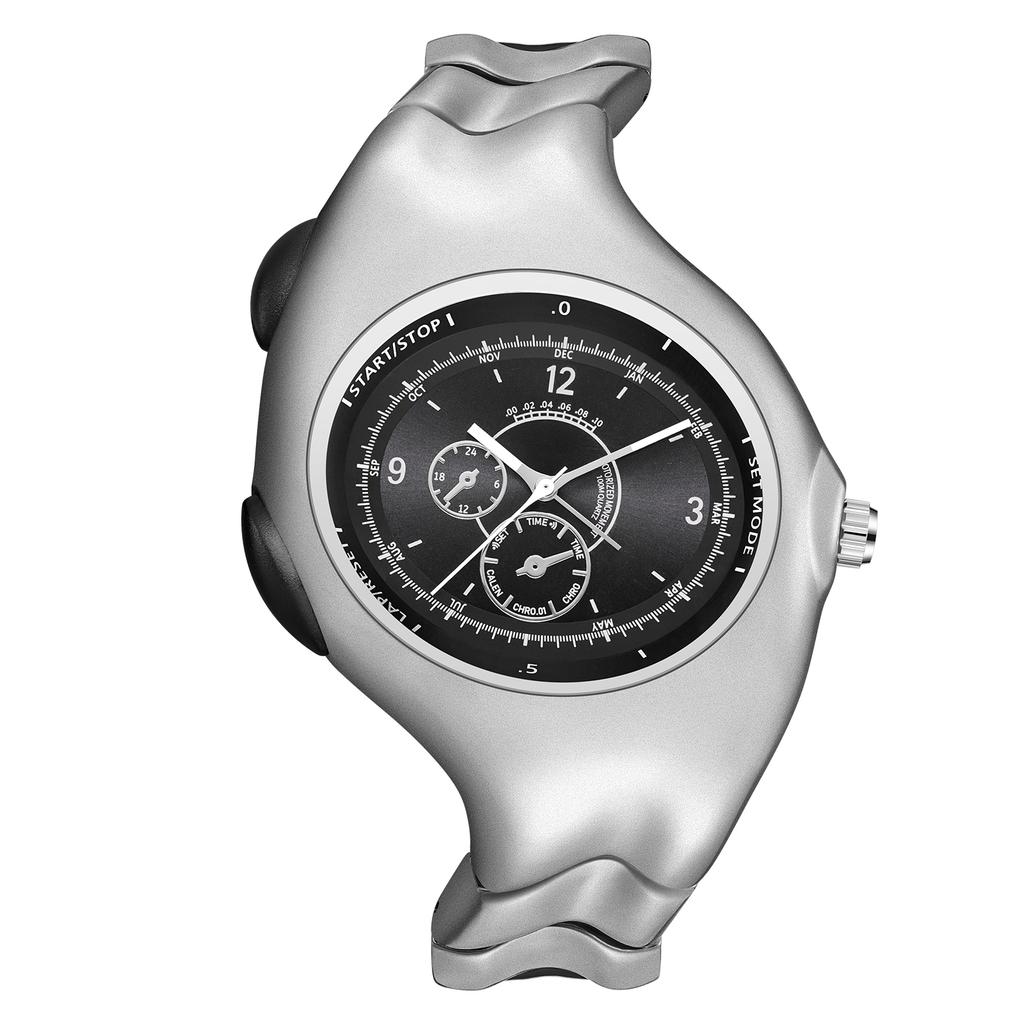 1pc Men's Watch, Unique Y2K Original Distorted Retro Quartz Watch, Suitable for Daily Wear. Ideal for Gift Giving on Valentine's