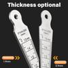 1-15mm Wedge Feeler Gap Hole Taper Gauge Stainless Steel Ruler Welding Inspection Taper Gauge Metric Imperial Measure Tool