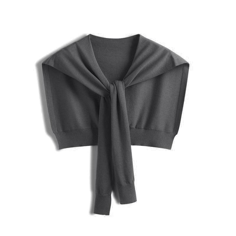 Women's Knit Shawl: Spring/Summer, Air-Conditioned Room Outerwear, Shoulder and Neck Cover, Versatile Design, Widened Scarf Shawl.